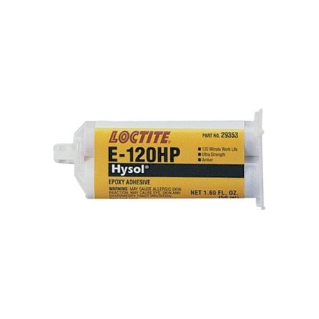 Loctite E-120HP Hysol Epoxy Adhesive, High Performance 50 ml Dual Syringe LOC29353